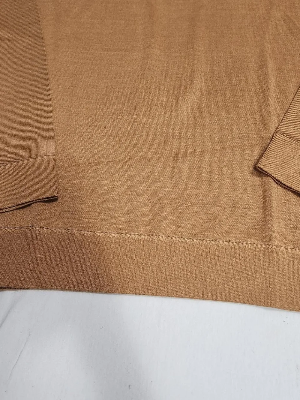 Men's V-Neck Sweater in Camel